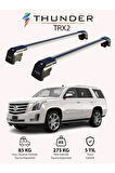 CADILLAC ESCALADE 2015-2020 TRX2 Thunder Carrier Kilitli Ara Atkı Taşıyıcı Tavan Barı Siyah