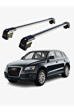 AUDI Q5 2009-2017 TRX2 Thunder Carrier Kilitli Ara Atkı Taşıyıcı Tavan Barı Siyah