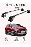 KIA SPORTAGE 2016-2021 TRX2 Thunder Carrier Kilitli Ara Atkı Taşıyıcı Tavan Barı Siyah