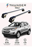 HYUNDAI TUCSON 2010-2015 TRX2 Thunder Carrier Kilitli Ara Atkı Taşıyıcı Tavan Barı Siyah