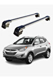 HYUNDAI TUCSON 2010-2015 TRX2 Thunder Carrier Kilitli Ara Atkı Taşıyıcı Tavan Barı Siyah