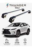LEXUS RXL 2018-Sonrası TRX2 Thunder Carrier Kilitli Ara Atkı Taşıyıcı Tavan Barı Siyah
