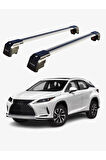 LEXUS RXL 2018-Sonrası TRX2 Thunder Carrier Kilitli Ara Atkı Taşıyıcı Tavan Barı Siyah