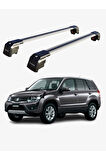 SUZUKI ESCUDO 2015-Sonrası TRX2 Thunder Carrier Kilitli Ara Atkı Taşıyıcı Tavan Barı Siyah
