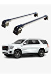 GMC YUKON 2015-2020 TRX2 Thunder Carrier Kilitli Ara Atkı Taşıyıcı Tavan Barı Siyah