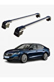 SKODA OCTAVIA 2020-Sonrası TRX2 Thunder Carrier Kilitli Ara Atkı Taşıyıcı Tavan Barı Siyah