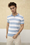 Renk Bloklu Polo Yaka Triko T-Shirt TRZ19120