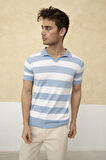 Renk Bloklu Polo Yaka Triko T-Shirt TRZ19120