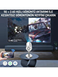La Modena Premium Taşınabilir Ayarlanabilir Projeksiyon Projektör Cihazı 4K Görüntü Projeksiyon Portatif Projektör 1080P Destekli