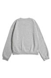 Kadın Gri Chicago 76 Baskılı Oversize Sweatshirt