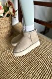 Kadın Süet Yarım Bot İçi Kürklü Bot & Bootie TS1146