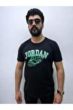  Bisiklet Yaka Erkek  Baskılı  T-shirt