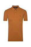 Erkek Turkuaz Slim Fit Polo Yaka Tişört