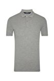 Erkek Turkuaz Slim Fit Polo Yaka Tişört