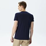 Lacoste Erkek Bisiklet Yaka Pamuk Slim Fit Erkek T-Shirt