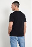 Guess Erkek Bisiklet Yaka Pamuk T-Shirt