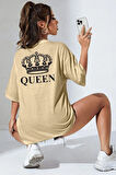 Uyguntarz Unisex Quenn Baskılı T-shirt