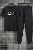 Uyguntarz Unisex MAN Baskılı 2'li Eşofman Takımı