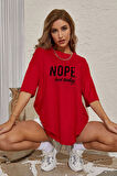 Uyguntarz Unisex Not Today Baskılı T-shirt