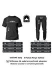 Uyguntarz Unisex Sun Moon Baskılı 2'li Eşofman Takımı