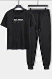 Uyguntarz Unisex The Moon Baskılı 2'li Eşofman Takımı