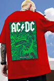 Unisex Acdc Baskılı T-shirt