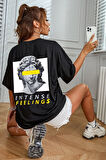 Uyguntarz Unisex Aesthetic  Baskılı T-shirt