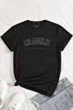 Uyguntarz Unisex Los Angles Tasarım Tshirt