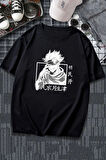 Uyguntarz Unisex Jujutsu Kaisen Baskılı T-shirt