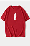 Uyguntarz Unisex Tüy  Baskılı T-shirt