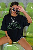 Uyguntarz Green Angel Baskılı T-shirt