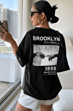 Uyguntarz Unisex 1898 Brooklyn Baskılı T-shirt