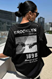Uyguntarz Unisex 1898 Brooklyn Baskılı T-shirt