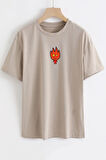 Uyguntarz Unisex Ateş Avatar Baskılı T-shirt