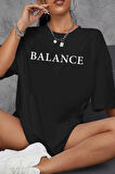 Uyguntarz Unisex Balance Baskılı T-shirt