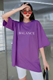 Uyguntarz Unisex Balance Baskılı T-shirt