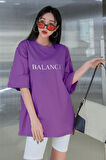 Uyguntarz Unisex Balance Baskılı T-shirt