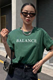 Uyguntarz Unisex Balance Baskılı T-shirt