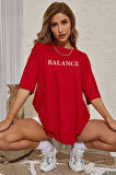 Uyguntarz Unisex Balance Baskılı T-shirt