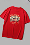 Uyguntarz Unisex California Baskılı T-shirt