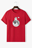 Uyguntarz Unisex Astronot Baskılı T-shirt