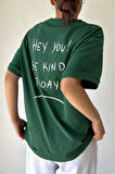 Uyguntarz Unisex Hey you Baskılı T-shirt