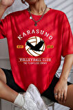 Uyguntarz Unisex Karasuno Baskılı T-shirt