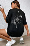 Uyguntarz Unisex Pusula Baskılı T-shirt