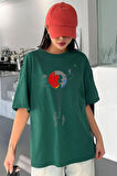 Uyguntarz Unisex Evren Temalı Baskılı T-shirt