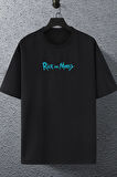 Uyguntarz Unisex Rick and Morty Baskılı T-shirt