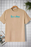 Uyguntarz Unisex Rick and Morty Baskılı T-shirt