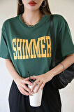 Uyguntarz Unisex Shimmer Baskılı T-shirt