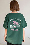 Uyguntarz Unisex California Baskılı T-shirt