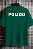 Uyguntarz Unisex Polizei Baskılı T-shirt